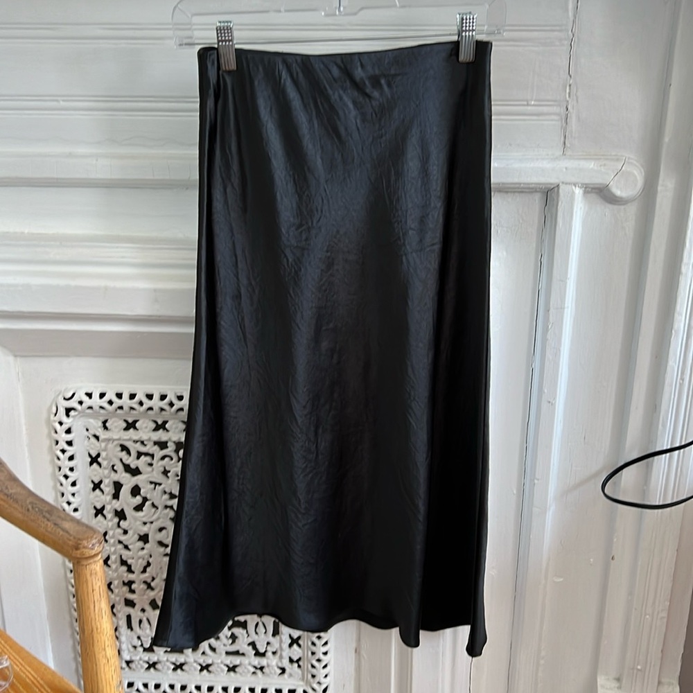 Aritzia Midi Silk Skirt